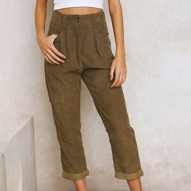 Pantalones de mujer de moda Pantalones completos Pantalones de traje de sólido recto casual alkflakhf35014 | Walmart en línea