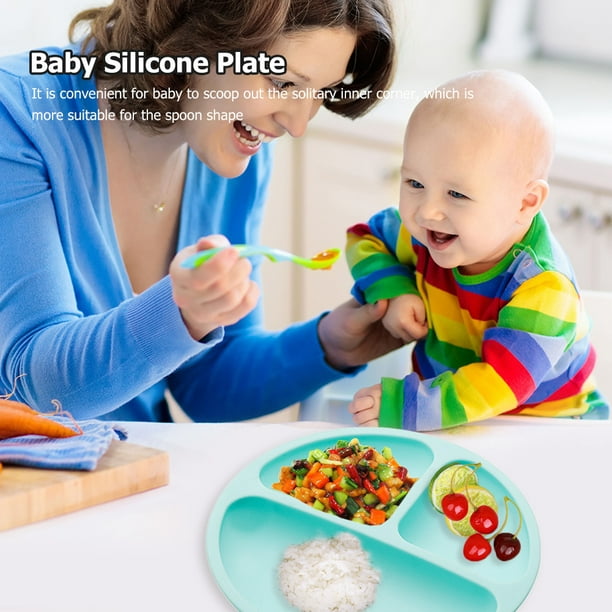 Comprar Cuchara de silicona para bebé, seguridad para bebé, detección de  temperatura, cubiertos para niños, cucharas de alimentación
