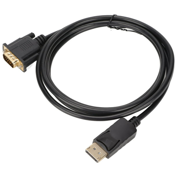 Cable adaptador HDMI a VGA, HDMI macho chapado a VGA hembra cable de vídeo  1080p, 40 pulgadas Negro