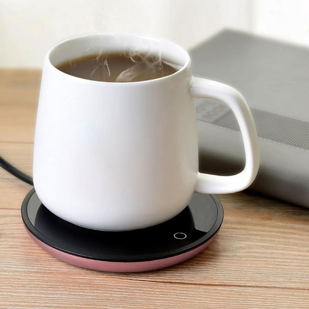Mini calentador de tazas USB portátil, posavasos de calefacción para taza  de café de 3 engranajes, calentador termostático inteligente de placa  caliente para té de la leche, calentador de agua