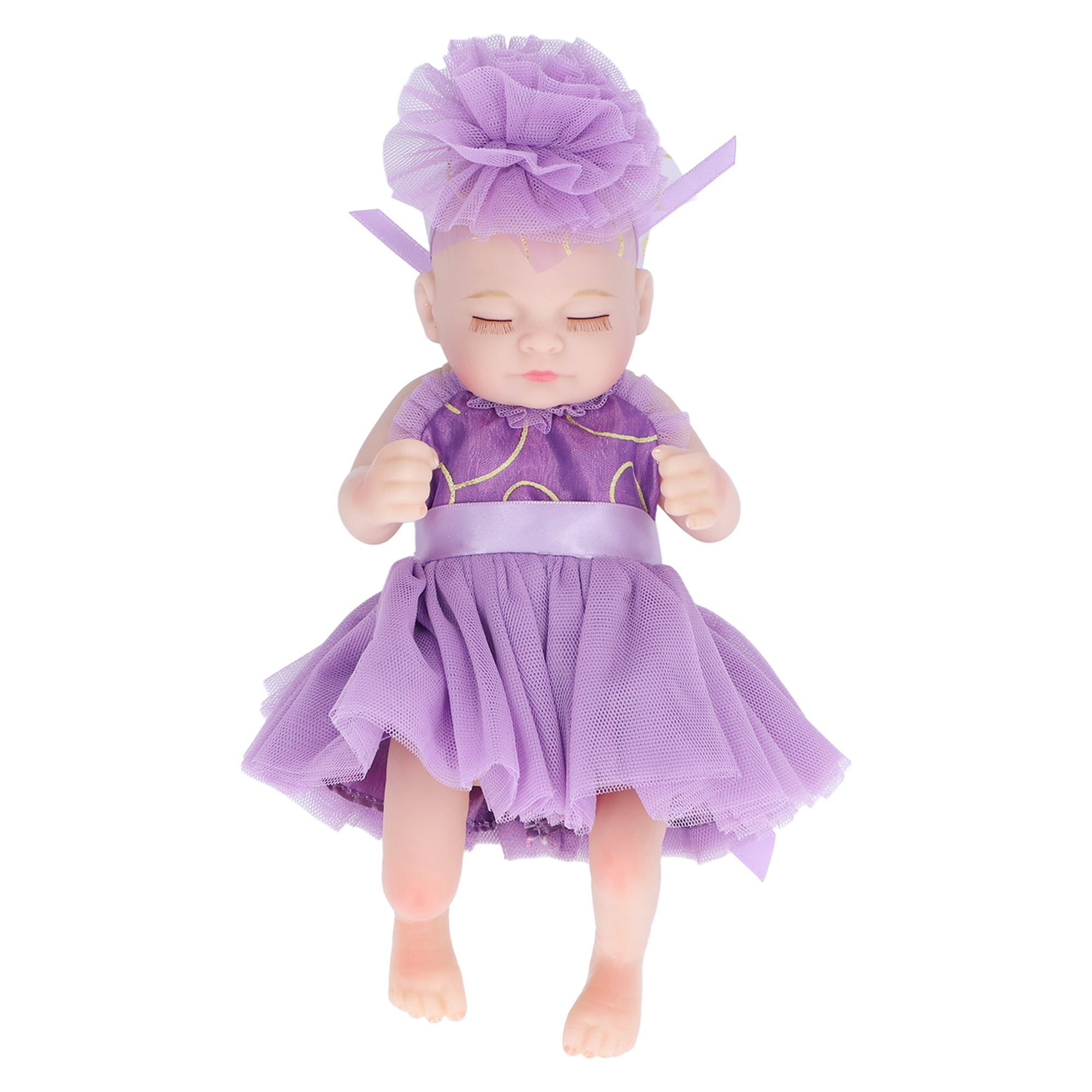 Mochila portabebés para muñecas y Reborn Estrellas gris/rosa