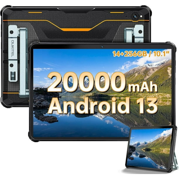 OUKITEL RT6 Tablette Incassable, 20000mAh 14/256 Go Android 13