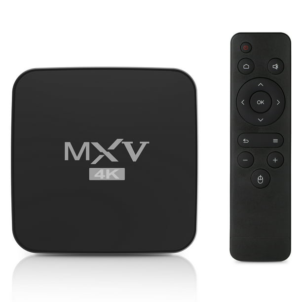 Caja de TV Irfora MXV Smart TV Box Android 11.0 2.4G / 5G WiFi Amlogic  S905W2 Quad Core H.265 TV Set Top Box Soporte 4K Media Player con control  remoto Irfora Caja