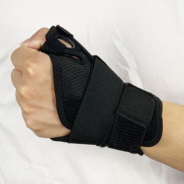 Muñequera ajustable, férula inmovilizadora para túnel carpiano, artritis,  tendinitis, esguinces y tensión., Thumb Wrist Brace, Left - M. :  : Salud y Cuidado Personal