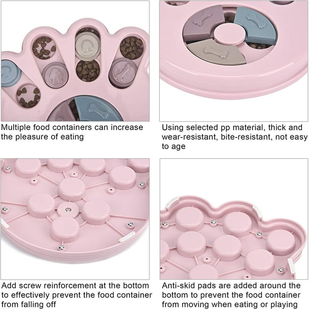 Juguetes educativos inteligentes para perros para principiantes,  dispensadores de bocadillos para cachorros, juguetes interactivos para  perros: mejore el coeficiente intelectual de sus perros, es YONGSHENG  8390612234873