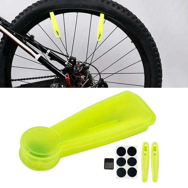 Kit Repara Pinchazos Bicicleta, Kit de Reparación de Neumáticos de  Bicicleta, con Caja de Accesorios, Parches Bicicleta Autoadhesivo, Kit  Pinchazos