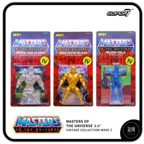 in stock super 7 heman and the masters of the universe motu movies and tv hang card toy action figures toys for children gift zhangmengya led