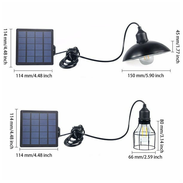 Matsuzay Lámpara de pared Solar recargable automática para