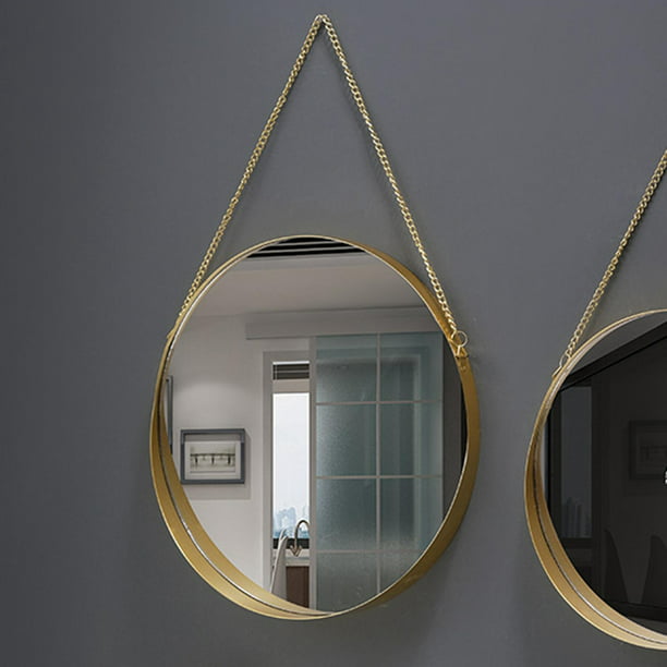 Nordic pared forma forma forma colgante espejo tocador de oro Espejos de  maquillaje decoración del dormitorio METRO Macarena grandes espejos para el  dormitorio