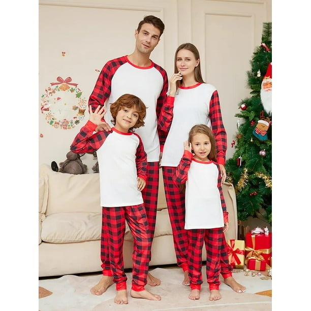 Conjuntos de pijamas de Navidad para madre e hija, peleles para bebé, ropa  de dormir de Navidad, conjuntos de ropa a juego para familia, 2023