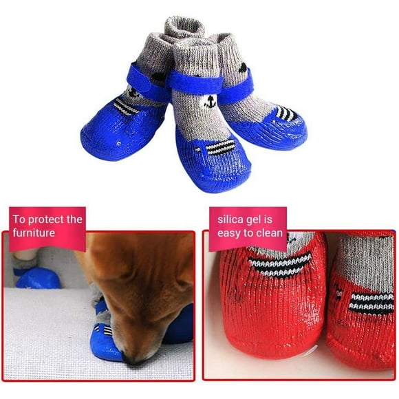 ropaaccesorios para mascotas calcetines antideslizantes para perros botas impermeables para perros ormromra zyy0784