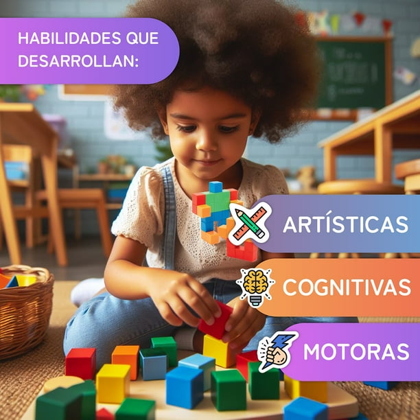 Juegos de Bloques Magneticos para Niños Premium - Bolsa de Guardado - Magni  Blocks - Bloques para Niños con Imanes para Niños - Juguetes Montessori -  Blocks para Niños +3 Años