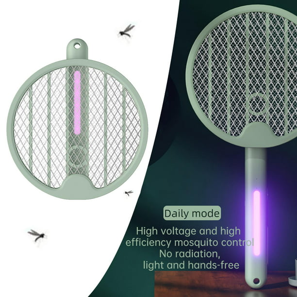 Mini matamoscas eléctrico de mano USB recgable eléctrico Bug matamoscas  matamoscas interiores y exte Macarena matamoscas de mosquitos