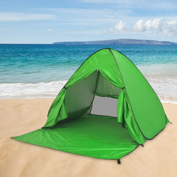 Parasol de playa, toldo de playa, tienda de campaña, refugio solar