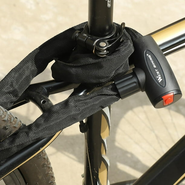 Candado Bici TFixol Negro Con Cable Bici