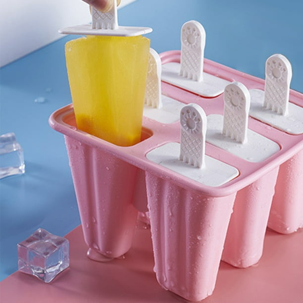 Máquina para hacer helados de silicona para el hogar, moldes para paletas  de hielo, bandeja, accesorios de cocina JShteea Libre de BPA