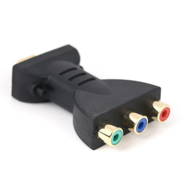 Cable HDMI RCA - Adaptador convertidor de conector adaptador de cable  transmisor de cable 1.5M 5 pies HD 1080P HDMI macho a 3 RCA AV adaptador