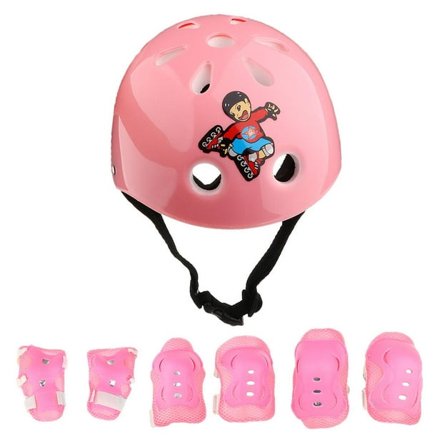 Juego de equipo de protección para casco de niños para niños de 2 a 6 años  oso de fresa Electrónica