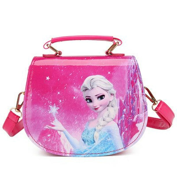 Disney Frozen 2 Elsa Anna princesa juguetes para niños bolso de hombro niñas  bolsos de mano multifuncional PU bolso de cuero regalo de cumpleaños  zhangyuxiang unisex