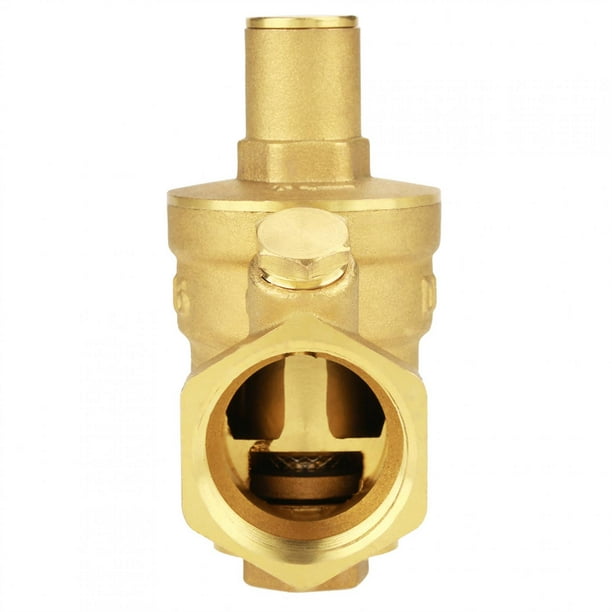 Regulador de presión de agua DN25 Válvula reguladora de presión de 1  pulgada Regulador reductor de presión de agua ajustable de latón Reductor y