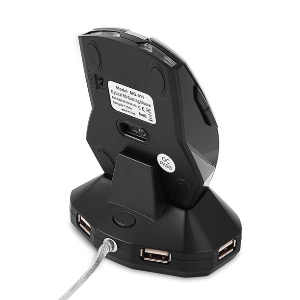 Ratón óptico, cable usb 2.0 plug and play, 1200 dpi, cable de 1,35 metros,  diseño ergonómico, 3 botones, ordenador, portátil, pc