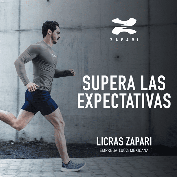 ZAPARI Short de Licra Unisex Deportivo Interior de Compresión 3/4