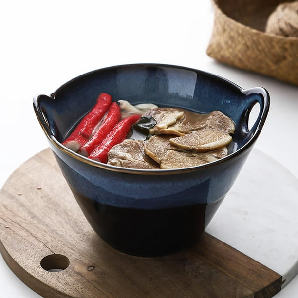 Tazón de ramen con tapa Tazones desechables para sopa cuadrada y platos