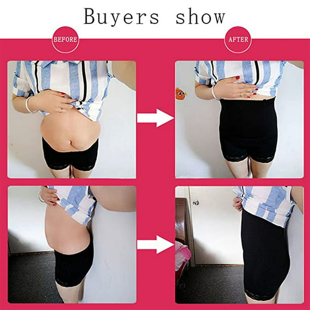 1 pieza Fajas para mujer Control de barriga Cintura alta Power Short  (Tamaño normal y grande) Ormromra Fajas