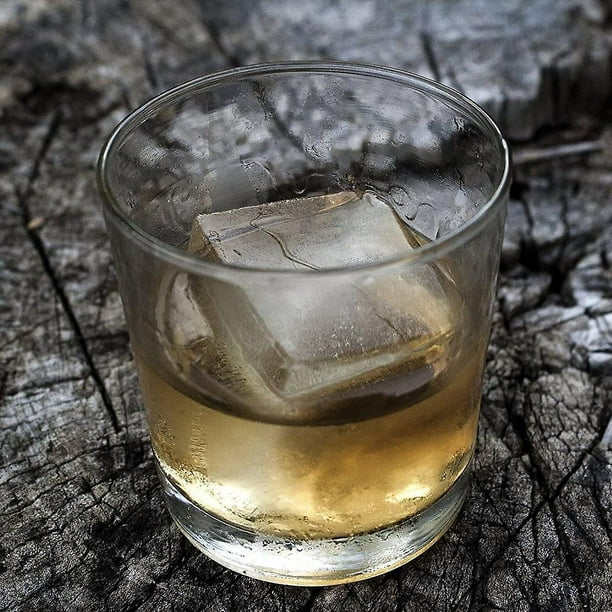 Cubo de hielo Bandejas de silicona ( Set de 2 ) whisky Molde de