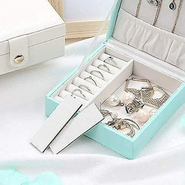 MNSRUU Joyero pequeño con diseño de mariposas coloridas, color beige, mini  joyero de viaje, portátil, caja de accesorios de joyería, cajas pequeñas