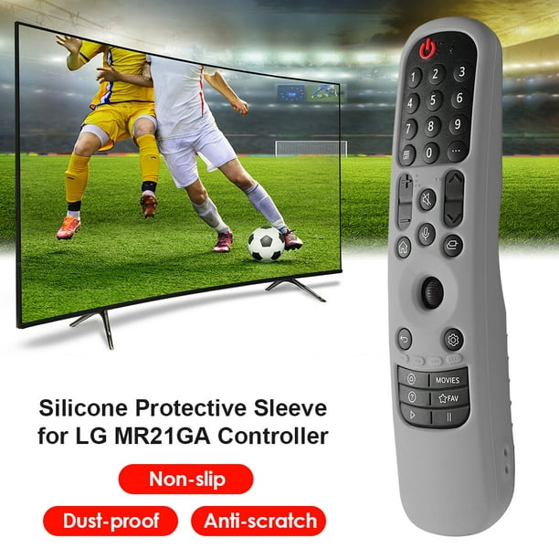 Sywqhk Funda antideslizante para mando a distancia de Smart TV para LG  MR21GA/MR21GC (verde luminoso)