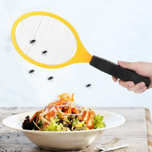 Matamoscas eléctrico Mosquito Raqueta Plegable Bug Zapper Raqueta Bug  Killer