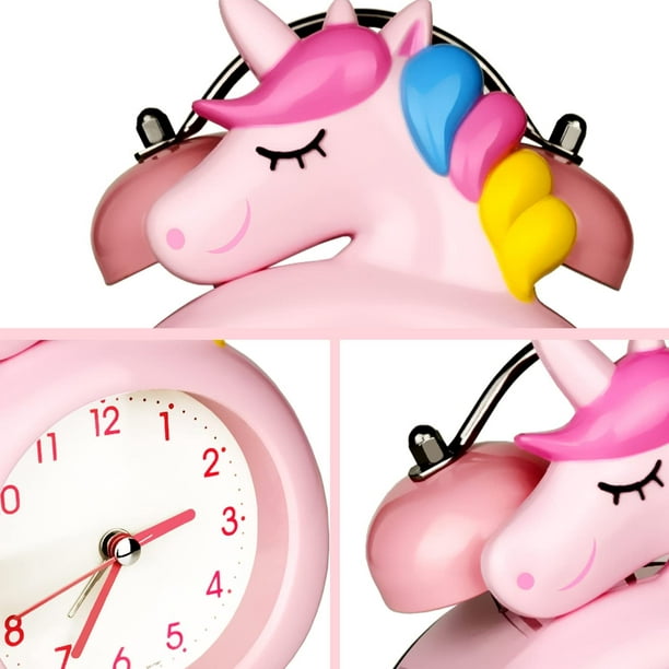 Reloj Despertador De Unicornio Para Ninas Y Ninos, Bonita Decoracion De  Dormi