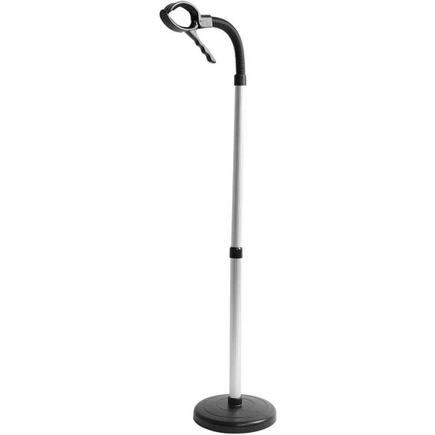 Soporte para secador de pelo, soporte para secador de pelo de pie,  organizador de almacenamiento para secador de pelo, baño, dormitorio, sala  de estar, negro, 52-92 cm TUNC Sencillez