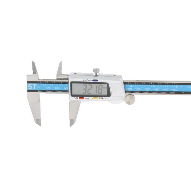 Calibrador digital de 6 pulgadas Vernier 150 mm Micrómetro Herramienta de  medici