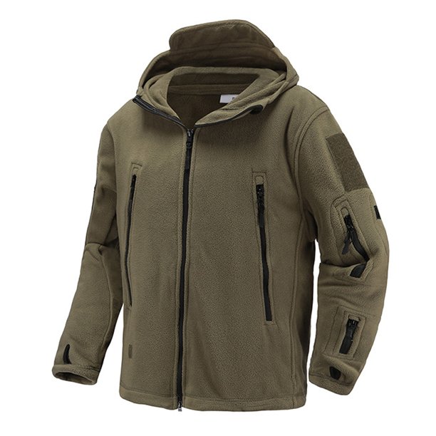 Chaquetas de Exterior Para Hombre Chaqueta de Forro Polar Con Forro  Interior Cálido Para Exteriores Chaqueta de Color Sólido A Prueba de Frío  Stormsuit Odeerbi ODB-4