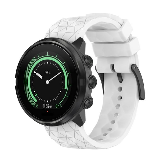 Correa de silicona compatible con Suunto 9 Smartwatch GPS/SUUNTO 9 Baro  Sport Wrist HR correa de repuesto