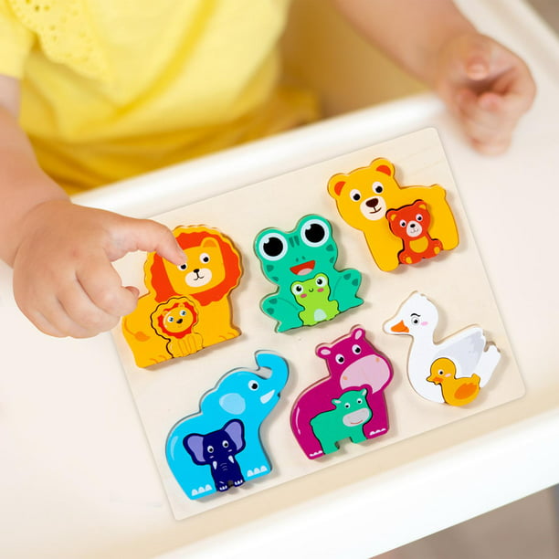 Rompecabezas ños de 3 a 5 años, juguetes Montessori ños de 3 años, juguetes  ños de 2 a 4 años, regal Baoblaze Rompecabezas Montessori