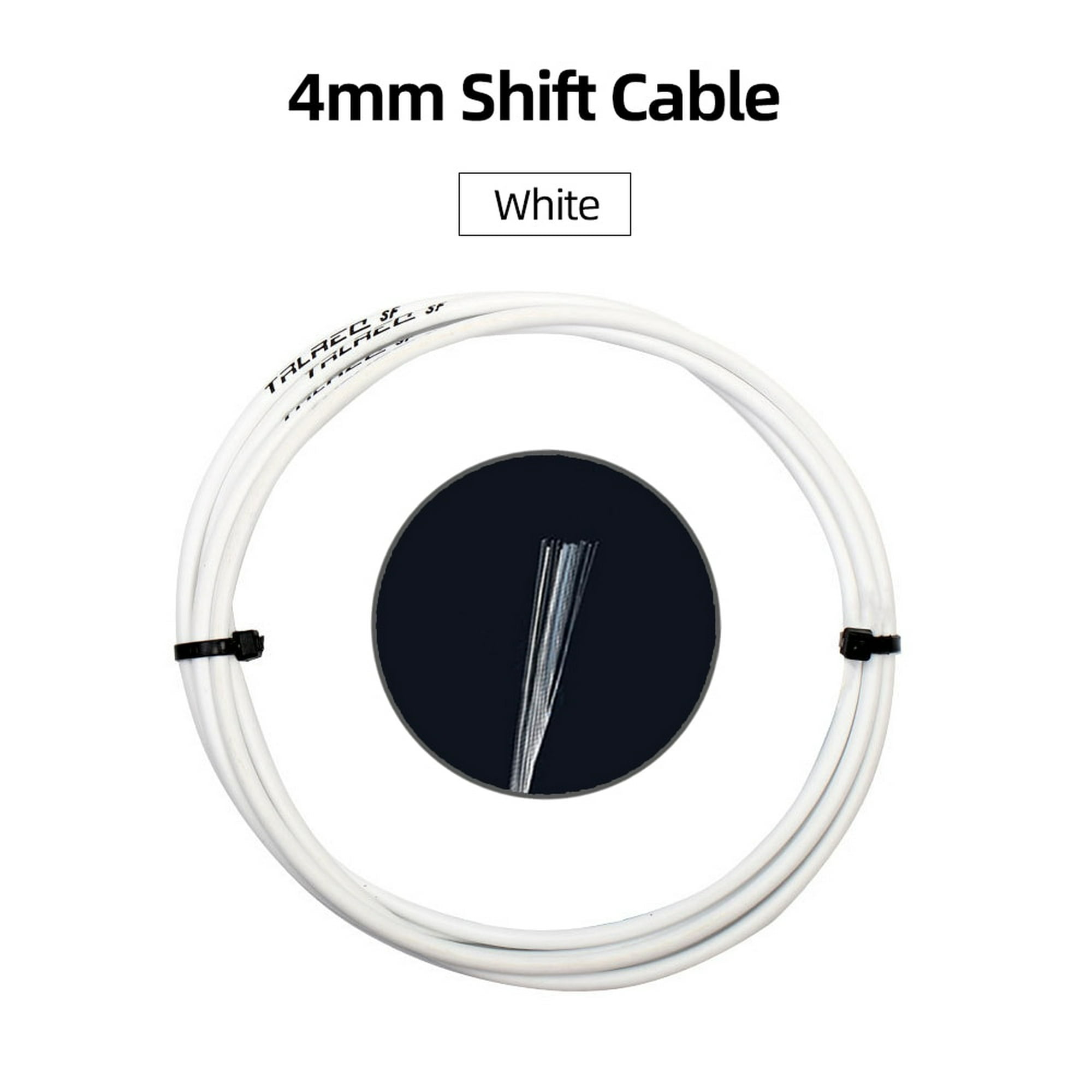 TRLREQ-Cable de 3m para palanca de cambios de bicicleta, Cables de freno de  desviador, tubo de Cable de cambio de 4mm/5mm, línea de Cable de freno de  bicicleta de carretera MTB