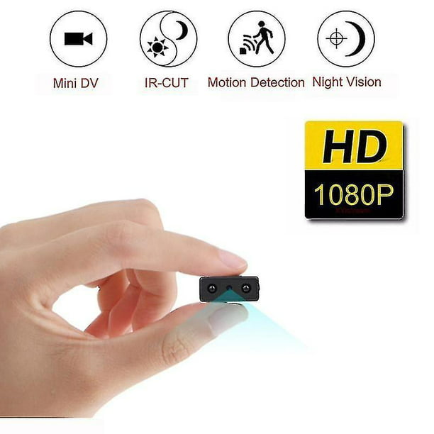 Mini cámara secreta Full Hd 1080p seguridad para el hogar Visión nocturna Micro cámara Detección de movimiento Video Voz ShuxiuWang | Walmart en línea