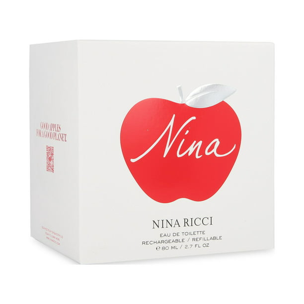 Nina Ricci Nina Rouge Eau De Toilette Spray para mujer, 2.7 onzas