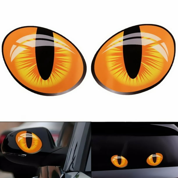 Pegatinas Reflectantes De Ojos De Gato 3d Para Coche, Pegatina