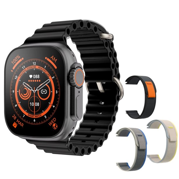 Reloj inteligente NFC para hombre y mujer, accesorio de pulsera resistente  al agua con seguimiento de