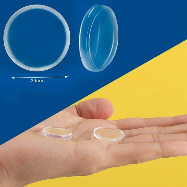 TYTF Tope para pendientes de goma transparente, cierre de silicona, 5 mm  (1000 unidades)