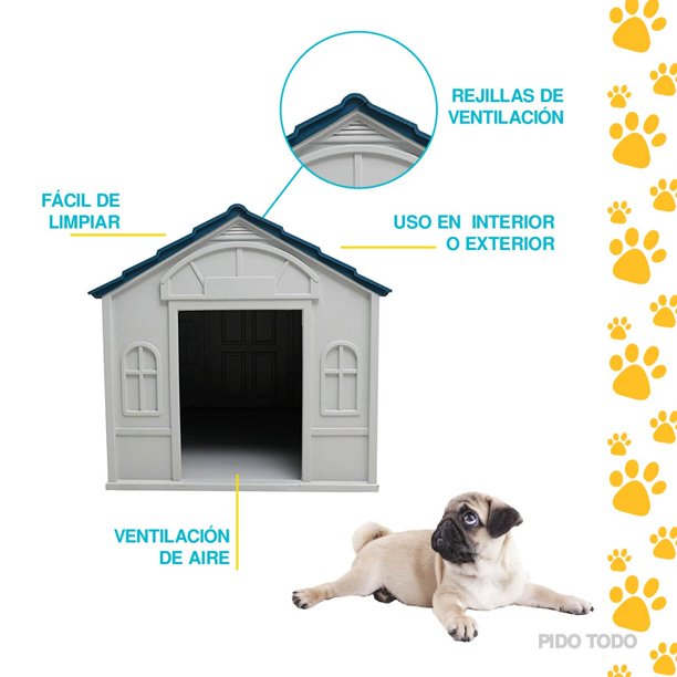 Casa Para Perro De PVC Cool Pets Raza Mediana - Promart