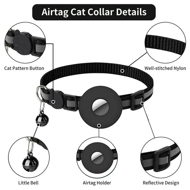 Collar Localizador De Gatos Fashion Gps Tracker Nylon Cat Tracker para  accesorios para mascotas al aire libre (amarillo)