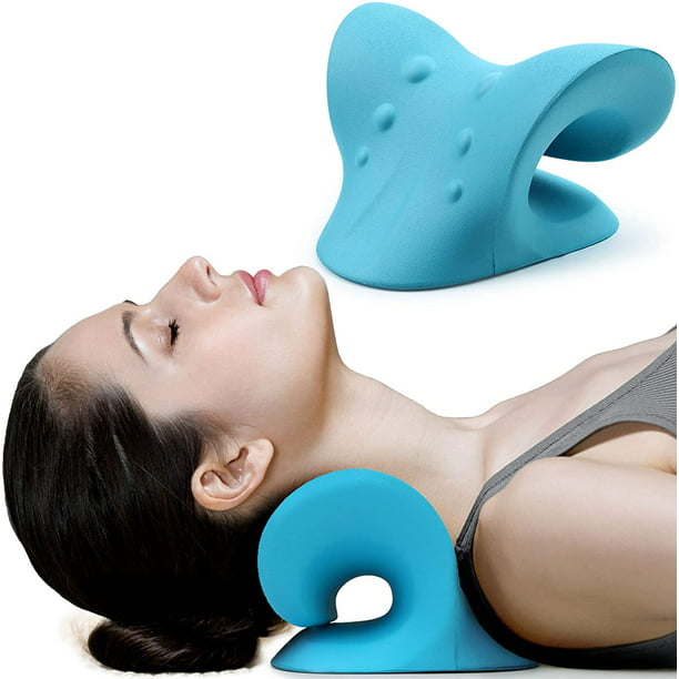  Almohada ajustable para el cuello del coche para el soporte de  la almohada del cuello de la protección de la cabeza de la columna cervical  de la columna vertebral de la