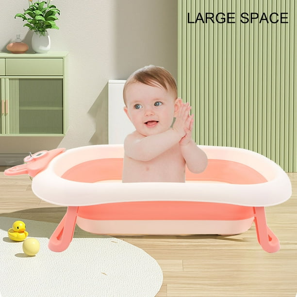Bañera de bebé plegable bañera de bebé portátil grande puede sentarse y  acostarse antideslizante con ANGGREK Otros