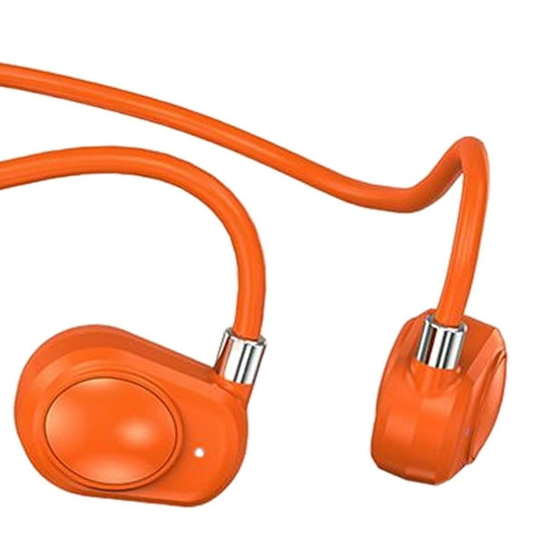 Auriculares de conducción de aire de oído abierto, Bluetooth 5.3  inalámbricos con micrófono, sonido estéreo, impermeables, a prueba de  sudor