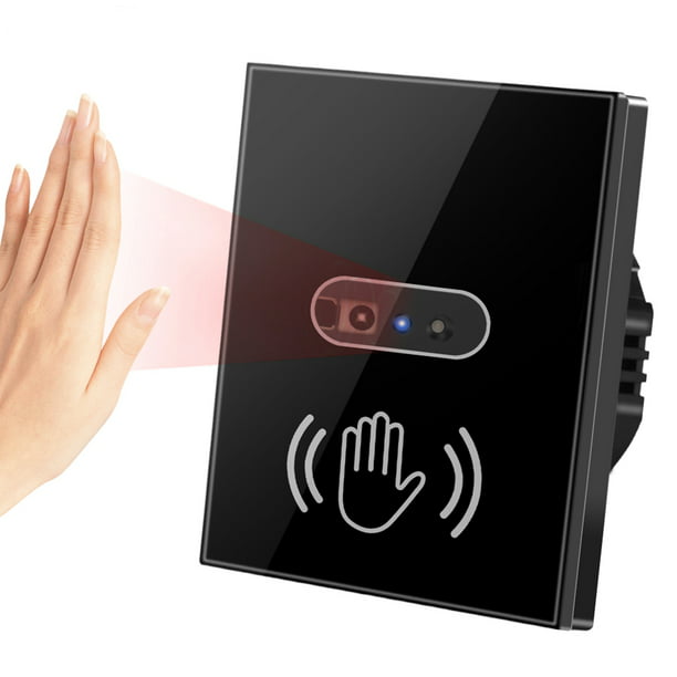 Enchufe de pared inteligente Wi-Fi de 95-250 V con interruptor de luz  táctil de 1 cuadrilla Control remoto de aplicación Smart Life